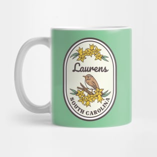 Laurens South Carolina Wren SC Tourist Souvenir Mug